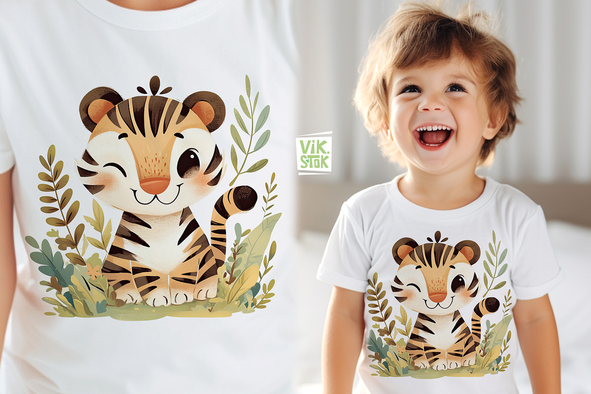 Safari Animal Clipart Bundle, an Animal Illustration by vik.stock (Photo 4 of 7)