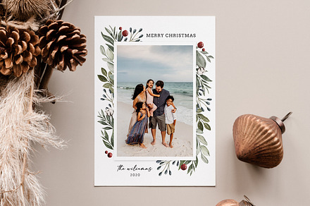 Christmas Card Template CD207