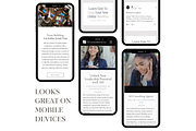 WIX Website Template for Consultants, a Wix Template by CreatedbyVision LLC (Thumbnail 6 of 10)