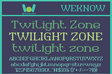 Twilight Zone font