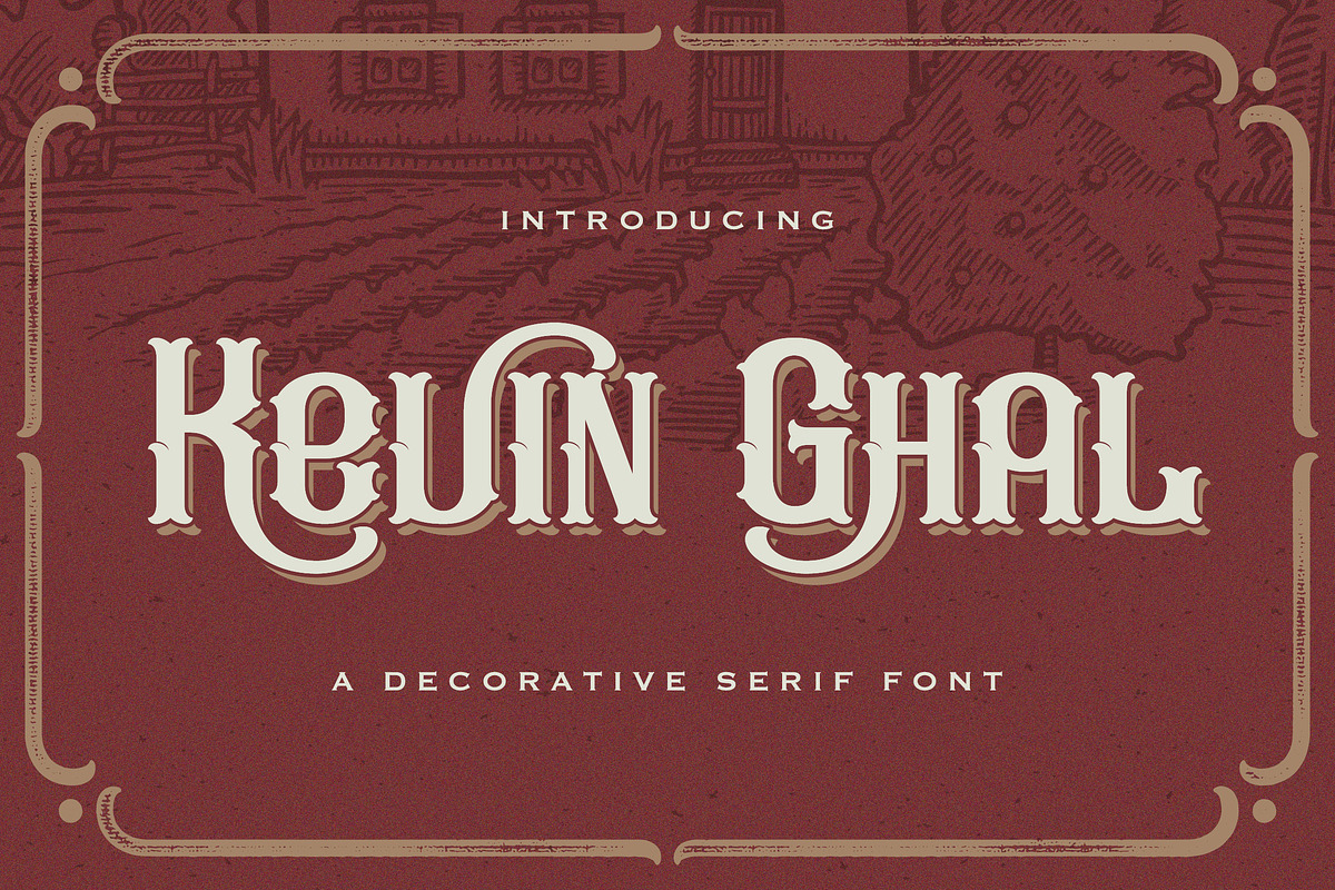 Kevin Ghal - Victorian Style Font, a Blackletter Font by StringLabs (Photo 1 of 14)