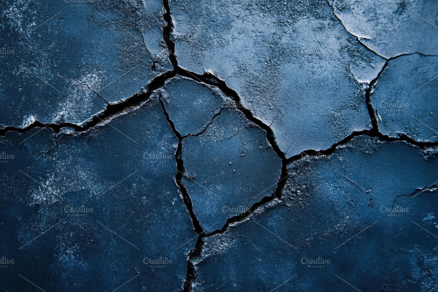 Cracked dark surface reveals texture, a Photo by Tanuart