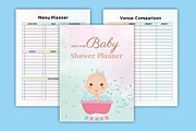 2025-26 Baby Shower Planner Canva, a Stationery Template by Designmela01 (Thumbnail 2 of 8)