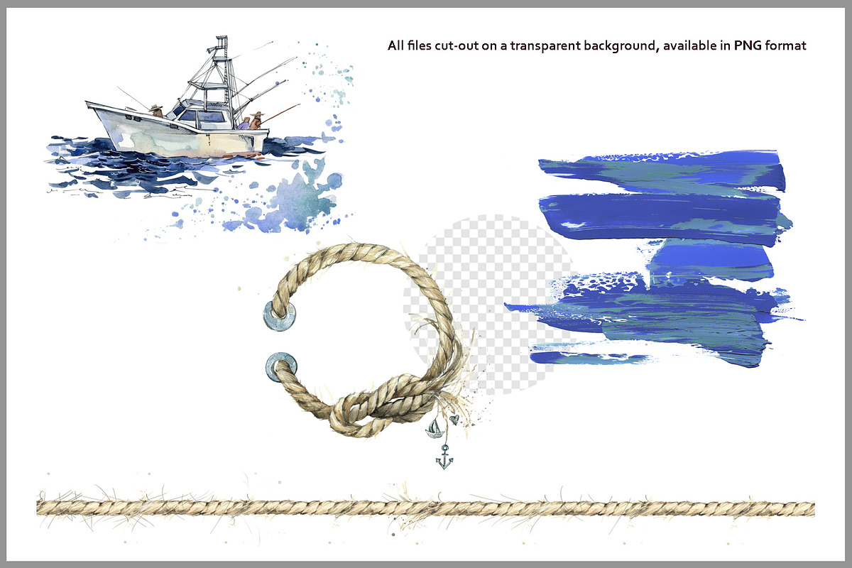 Fresh Sea Food: Watercolor Set, a Food Illustration by FineArt (Photo 4 of 4)