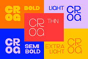 Crog - Chunky Heavy Sans, a Sans Serif Font by Pandeka Studio (Thumbnail 3 of 12)