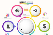 Timeline Infographic Template set 09, a Presentation Template by Paperboxshop (Thumbnail 3 of 3)