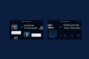 Dark Blue Business Plan Presentation, a Presentation Template by Willartry (Thumbnail 4 of 4)