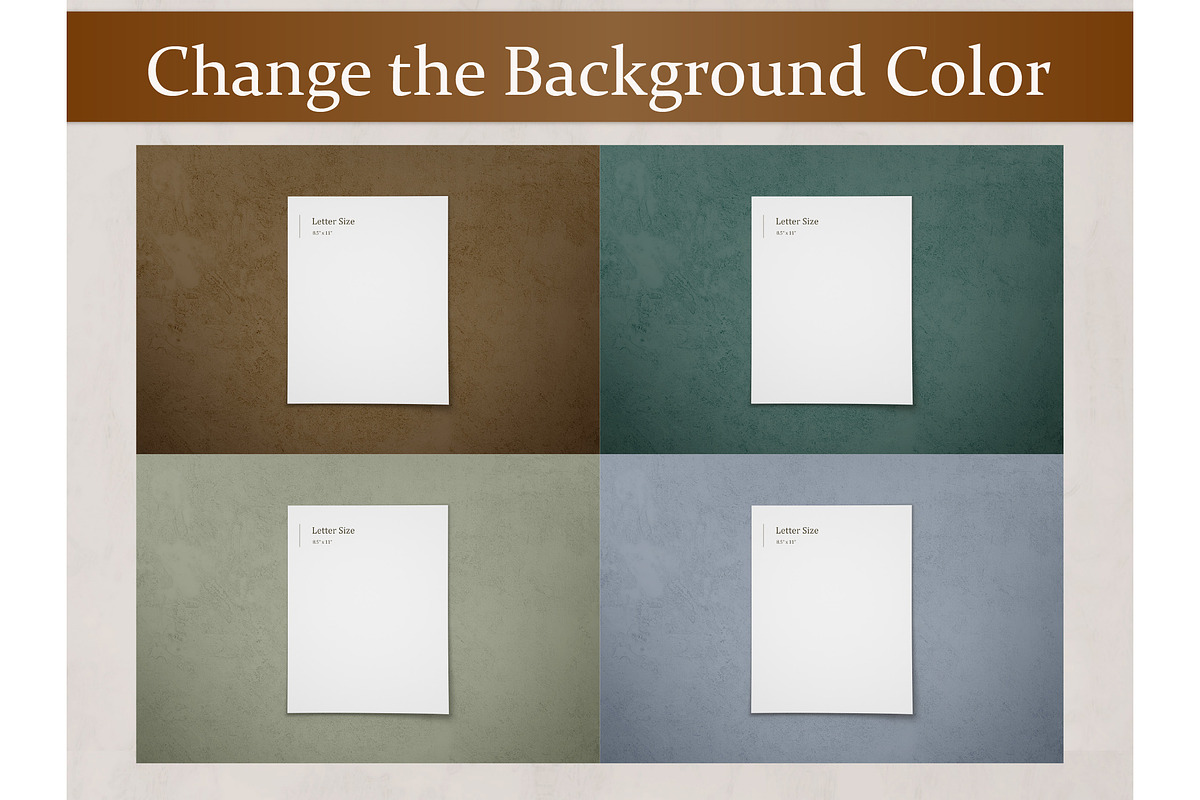 Paper Poster Mockup Kit, a Product Mockup by MockupsBox (Photo 7 of 8)