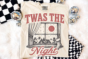 Vintage Twas The Night Christmas PNG, a Seasonal Illustration by Libby Wishes (Thumbnail 4 of 4)