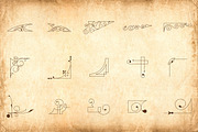 Vintage Vector Ornaments, an Object Graphic by Dandylyon Designs (Thumbnail 16 of 20)
