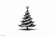 Merry Christmas Tree Clipart Collect, an Illustration by jahid234 (Thumbnail 17 of 21)