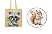 Boho Summer Woodland Animals Clipart, an Illustration by Design Market (Thumbnail 4 of 4)