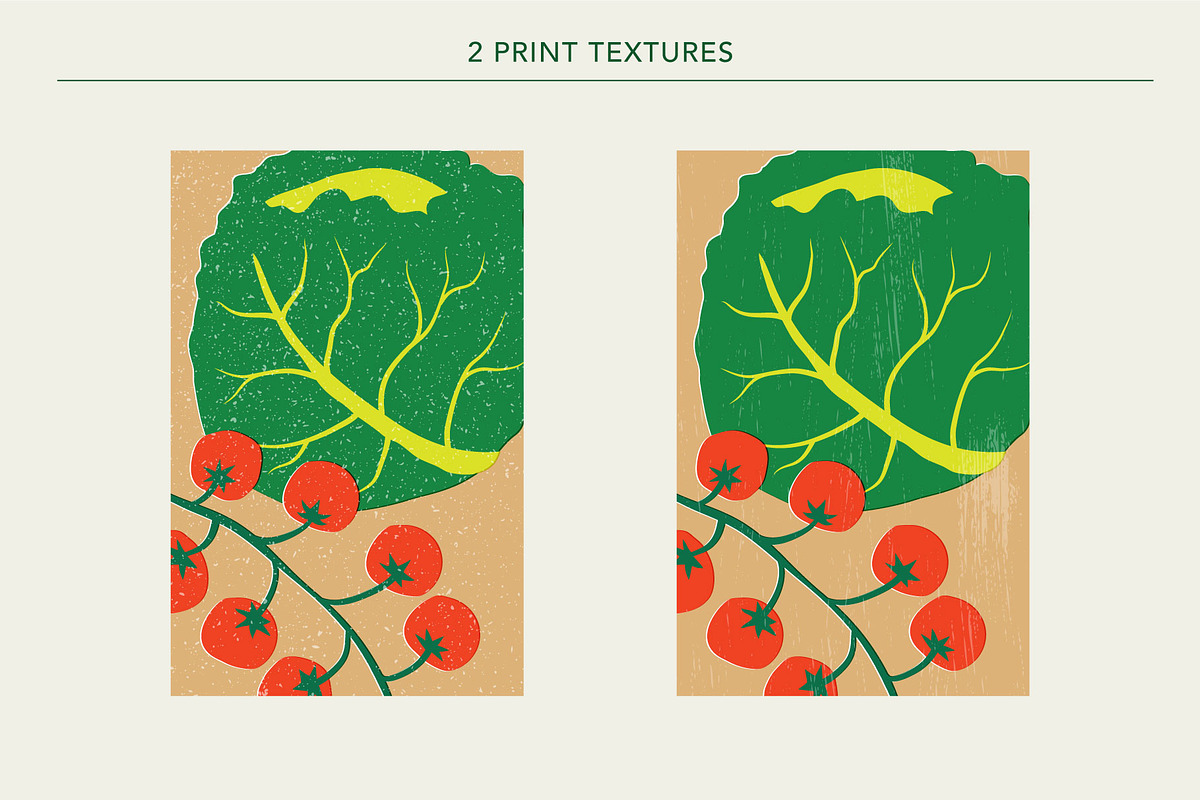46 Vegetable Illustrations Pack, a Food Illustration by Strange Gaze Studios (Photo 4 of 10)