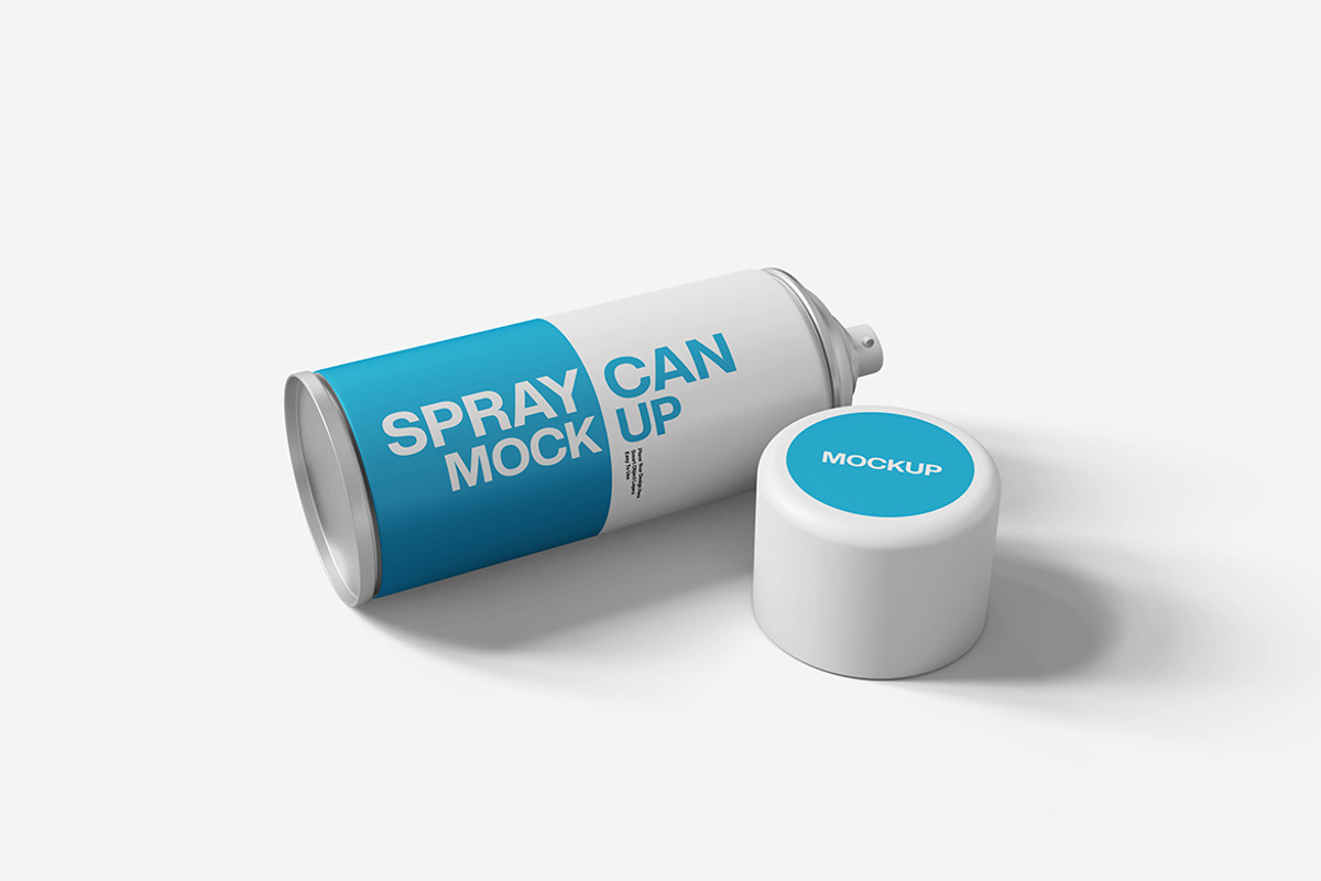 Spray Can Mockup, a Product Mockup by Indah (Photo 5 of 6)