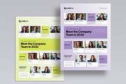 Meet The Team Poster Template, a Poster Template by BrandPacks (Thumbnail 2 of 5)