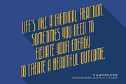 Vancouver - Condensed Display Font, a Font by Letterhend Studio (Thumbnail 4 of 9)