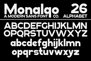Monalqo - A Modern Sans Serif Font, a Sans Serif Font by Marvadesign (Thumbnail 3 of 7)