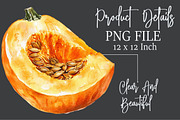 Watercolor Autumn Fruits Clipart, an Illustration by Rose Art (Thumbnail 6 of 7)
