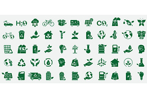 Save Environment And Ecology Icons, an Object Illustration by Gentle Studio