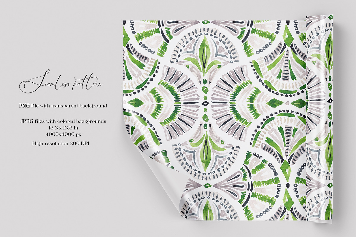 Tribal Geometrical Seamless Pattern, a Pattern Graphic by SirenaArt (Photo 3 of 10)