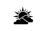 Sun Behind Clouds Silhouette Bundle, an Illustration by Gaye Art (Thumbnail 28 of 31)
