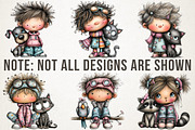 Charming Human and Animal Love Clipa, an Illustration by RobertsArt (Thumbnail 7 of 7)