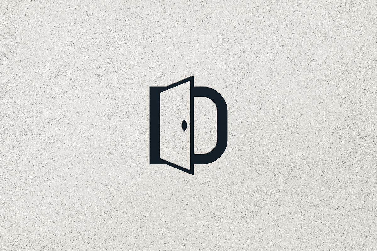 Minimalist Letter D Doors Logo, a Branding & Logo Template by Luxury Logos (Photo 4 of 4)