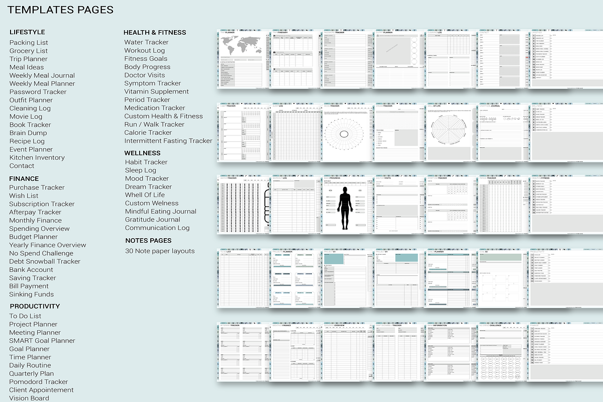 Blue Digital Planner 2025-2026 & Und, a Branding & Logo Template by Plamarplanners (Photo 9 of 10)
