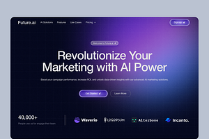 Future.Ai - Marketing Landing Page