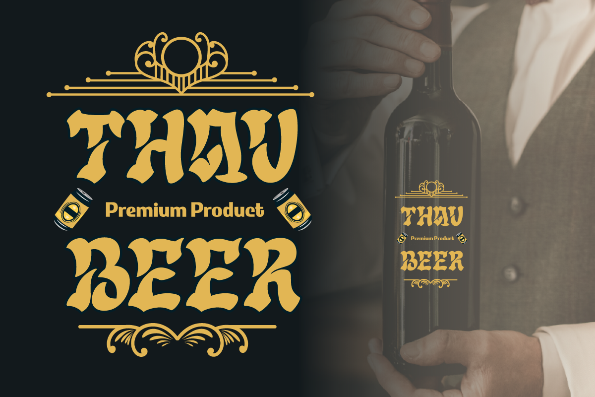 Aprek Febux - Display Font, a Blackletter Font by twinstd (Photo 6 of 10)
