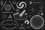 Editable Logo Badge, Shapes Kit, a Poster Template by softulka (Thumbnail 2 of 6)