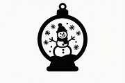 Christmas Ornament Laser Cut Design, a Graphic by balal (Thumbnail 8 of 16)