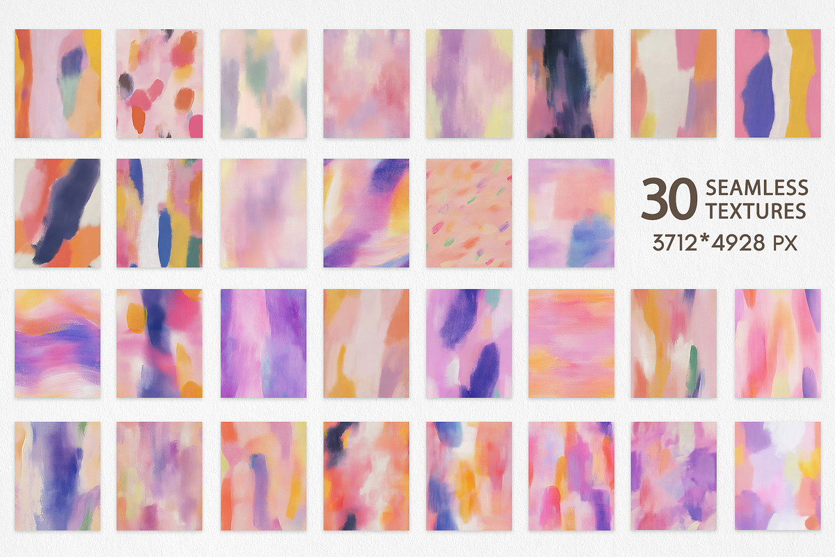 30 Seamless Abstract Textures, a Texture Graphic by lerinartstudio (Photo 7 of 11)