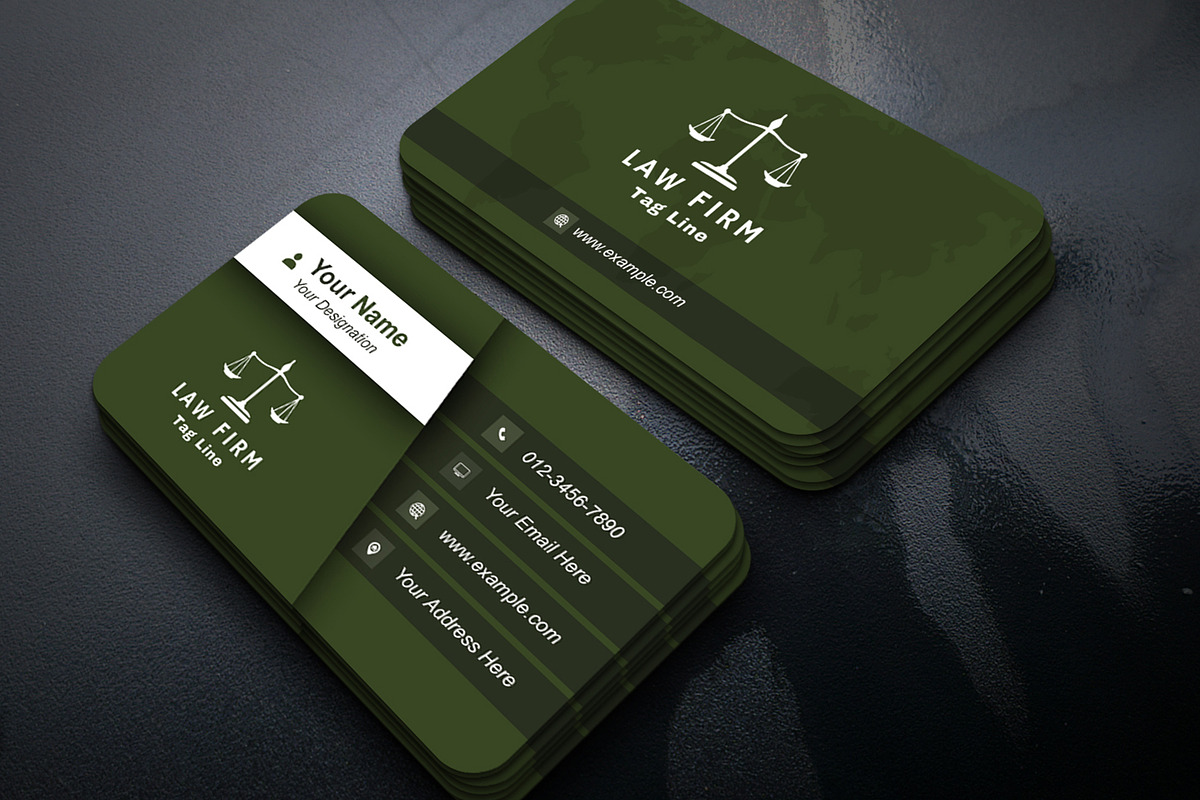 Corporate Lawyer Business Card