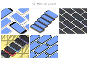 Realistic 3D iPhone Mock-Up Bundle 1, an iPhone Mockup by Graphicsworld125 (Thumbnail 2 of 15)