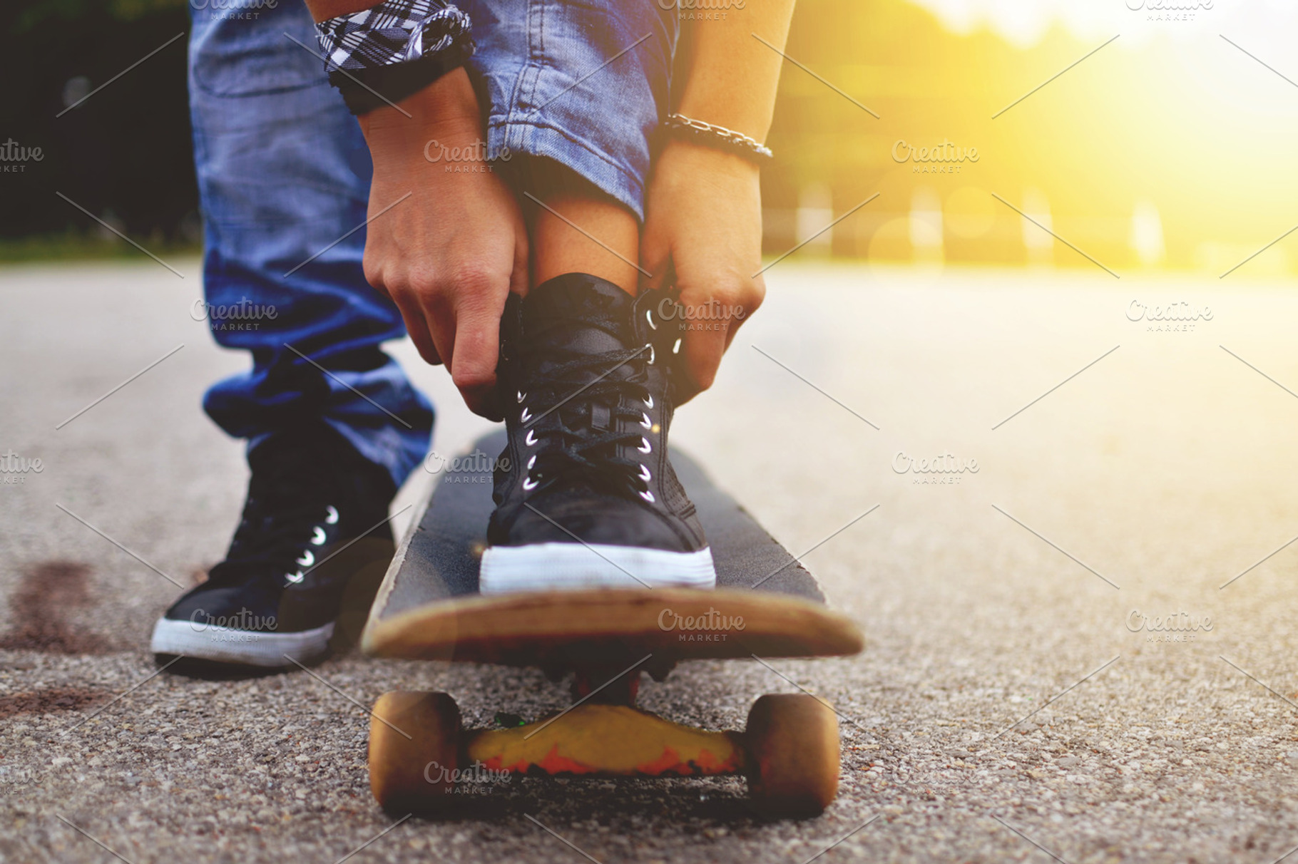Skateboard Close Up