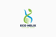 Eco Helix Logo Template, a Branding & Logo Template by Zeer Graphic (Thumbnail 2 of 2)