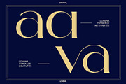 Lovera - Art Deco Typeface, a Sans Serif Font by Graptail (Thumbnail 2 of 12)