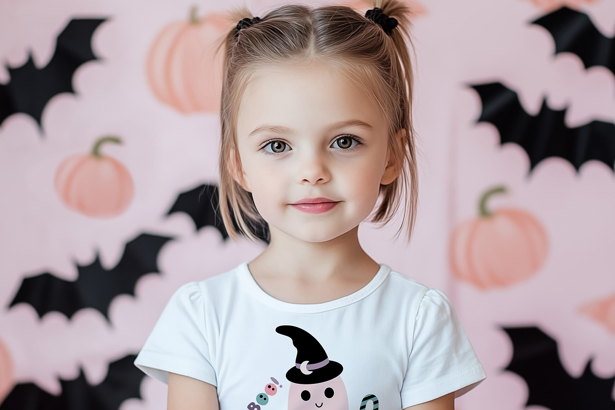 Pink Halloween clipart & patterns, a Seasonal Illustration by JulzaArt (Photo 3 of 14)