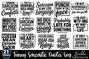 Sarcastic svg Bundle, funny quot, an Object Graphic by DollarSmart