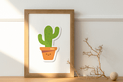 Cute succulents and cactus stickers, an Object Graphic by Sabina_Ava (Thumbnail 4 of 6)