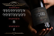 Art Decory Typeface, a Sans Serif Font by alit design (Thumbnail 9 of 17)