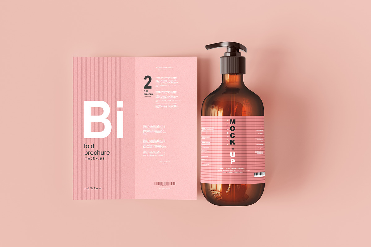 250+ Cosmetic Branding Mockup Bundle, a Cups & Container Mockup by pmvch (Photo 208 of 273)