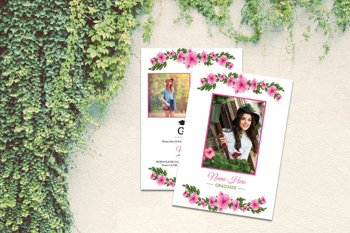 Graduation Invitation, a Card Template by Rimana_Templatehive (Photo 1 of 4)