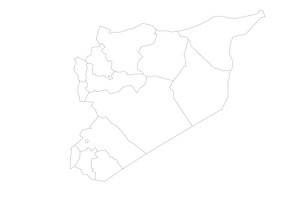 Syria - Political Map Of