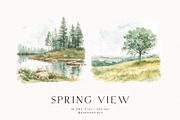 Spring View, a Seasonal Illustration by PeDe Designs (Thumbnail 10 of 10)