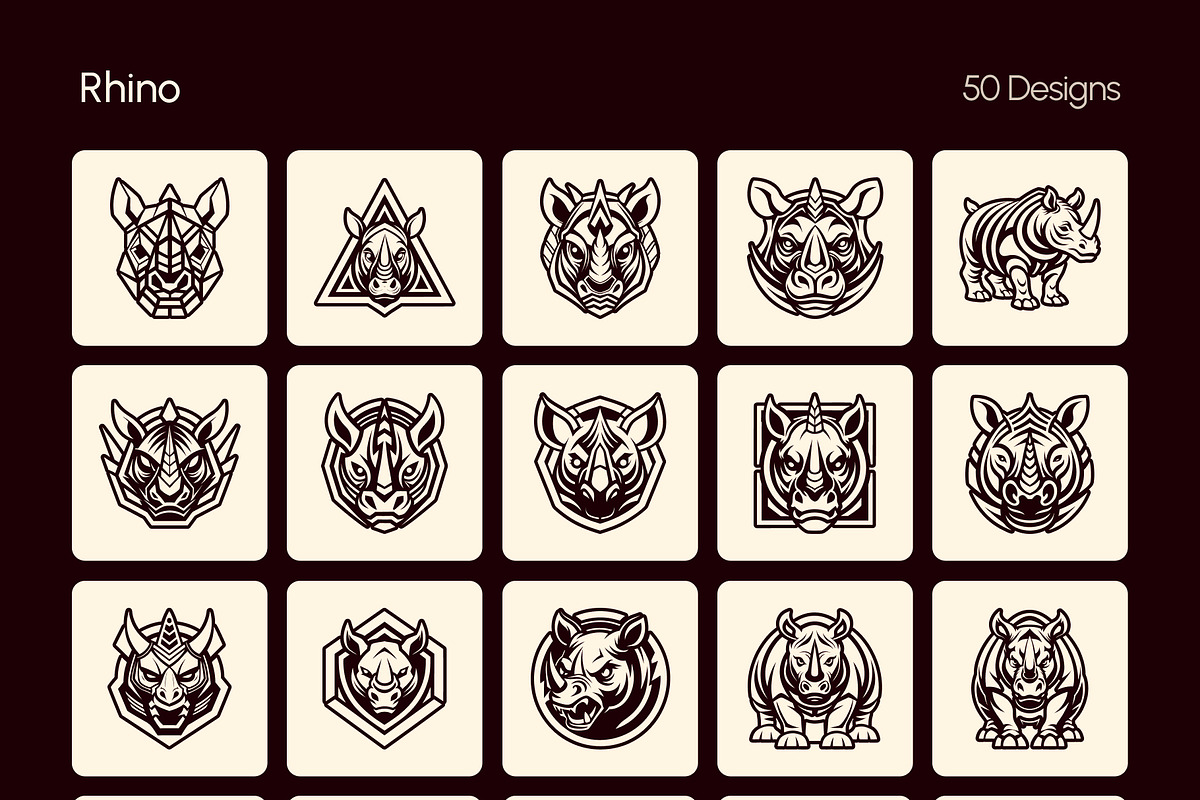 1500 Animal Logos, a Solid Icon by Creative Stall (Photo 32 of 37)