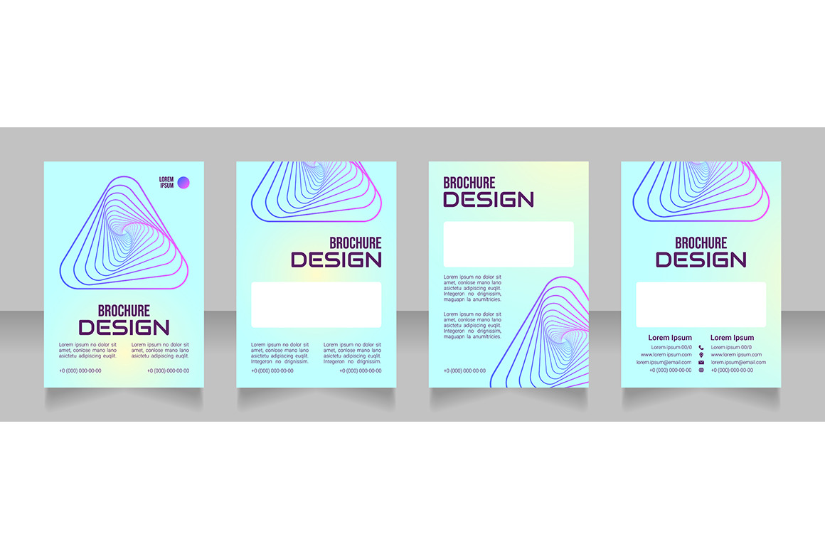 Process improvement blank brochure, a Brochure Template by IMG Visuals
