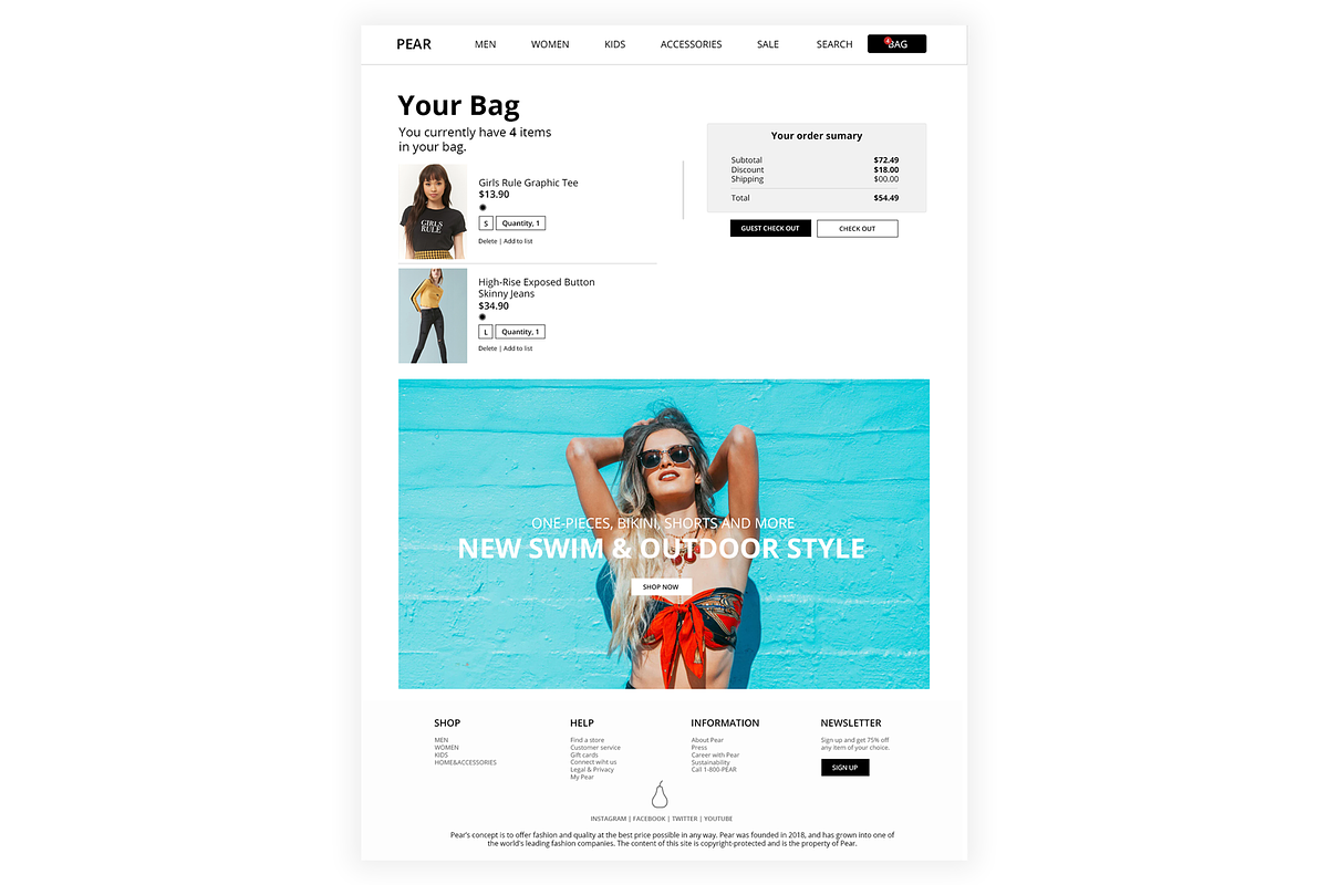 Pear - PSD Ecommerce Template, a Templates & Theme by S&C Market (Photo 4 of 5)
