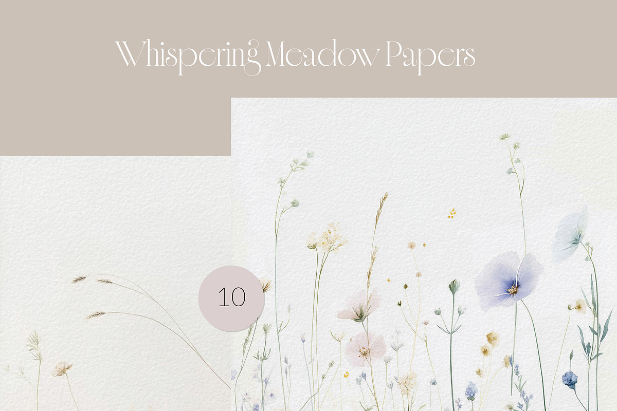 Wildflower Background Collection, a Background Graphic by Anna Sokol (Photo 3 of 7)